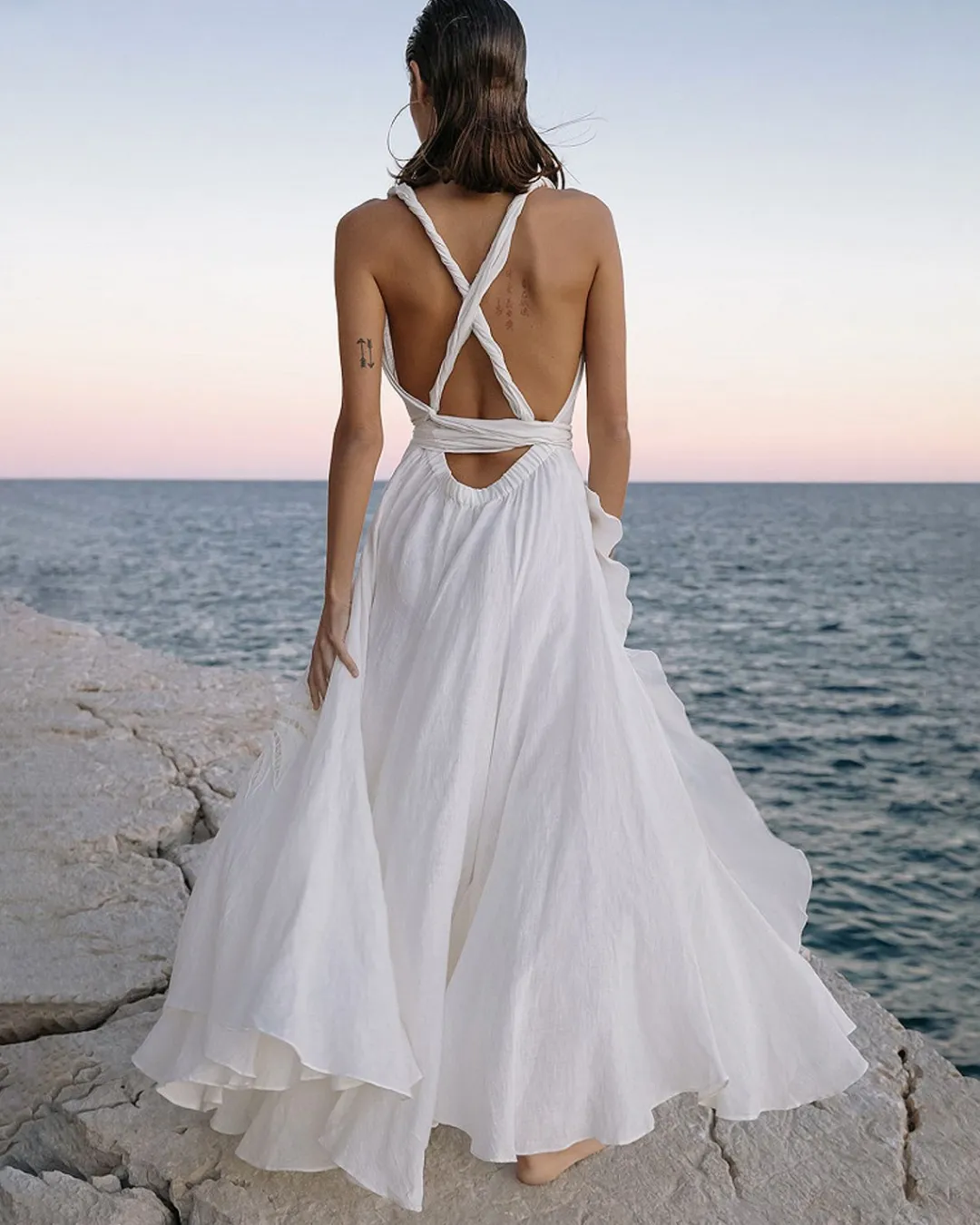 Robes & Jupes>Mes Demoiselles Paris Robe Doperni Blanc