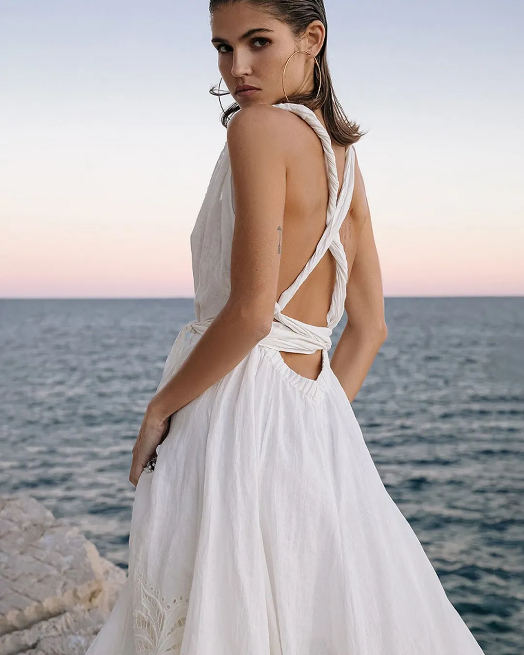 Robes & Jupes>Mes Demoiselles Paris Robe Doperni Blanc