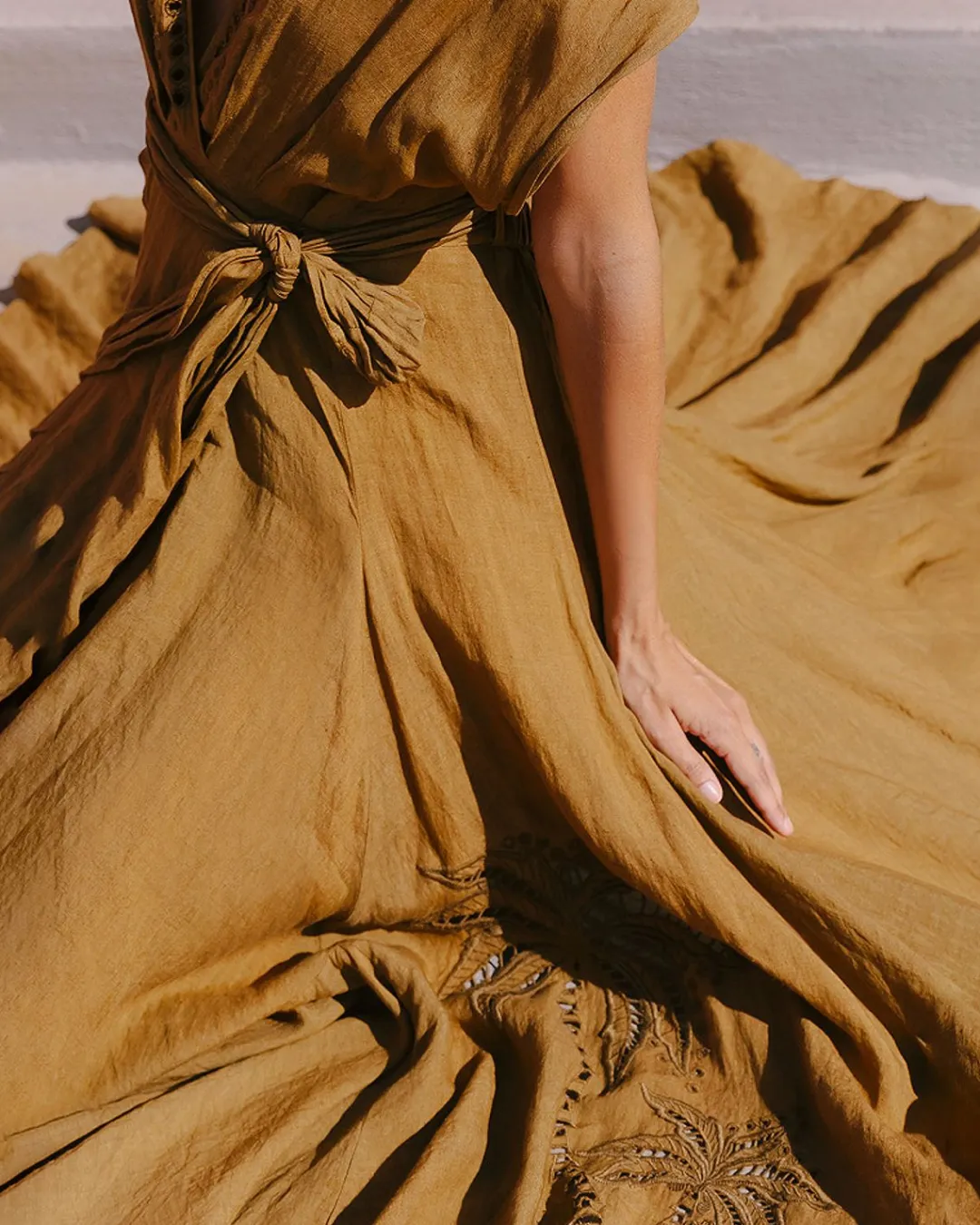 Robes & Jupes>Mes Demoiselles Paris Robe Doperni Olive