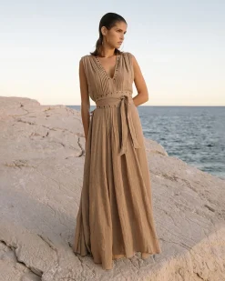Robes & Jupes>Mes Demoiselles Paris Robe Galla Sable