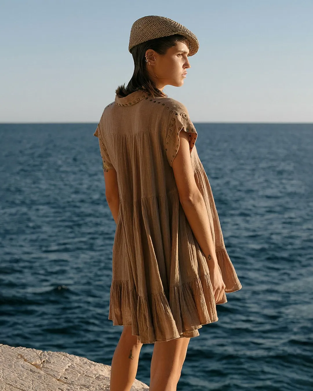 Robes & Jupes>Mes Demoiselles Paris Robe Gamine Sable