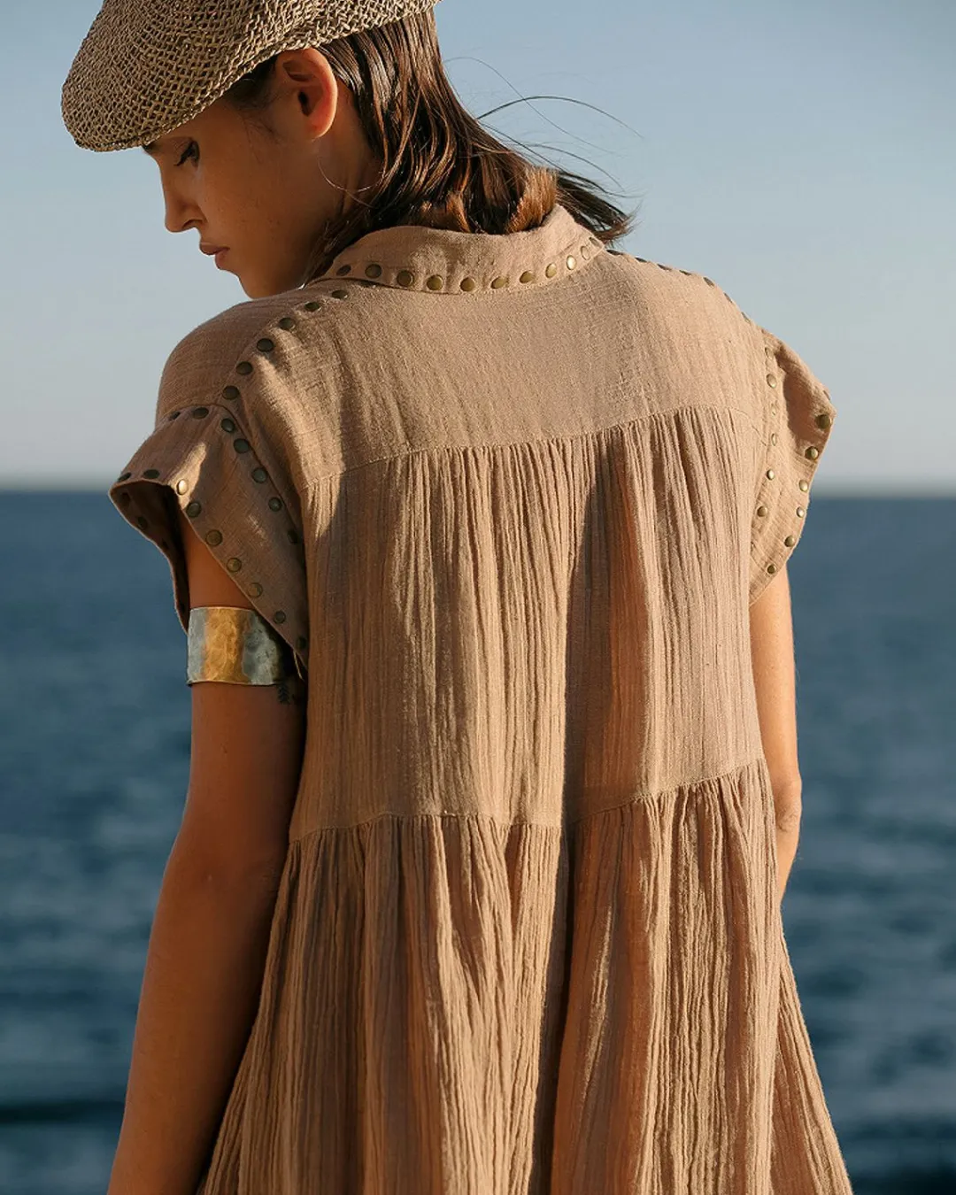 Robes & Jupes>Mes Demoiselles Paris Robe Gamine Sable