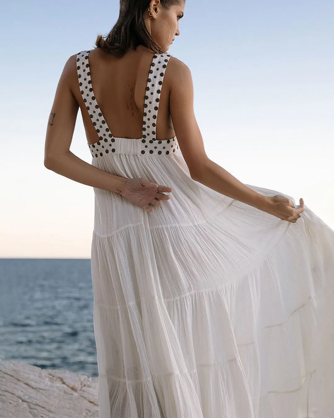 Robes & Jupes>Mes Demoiselles Paris Robe Gigi Blanc Casse