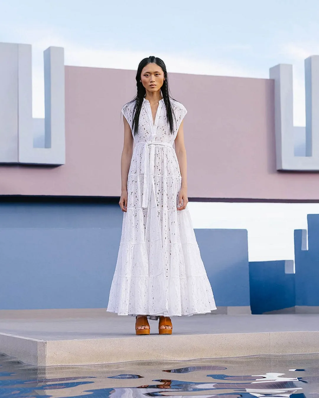 Robes & Jupes>Mes Demoiselles Paris Robe Lacroix Blanc