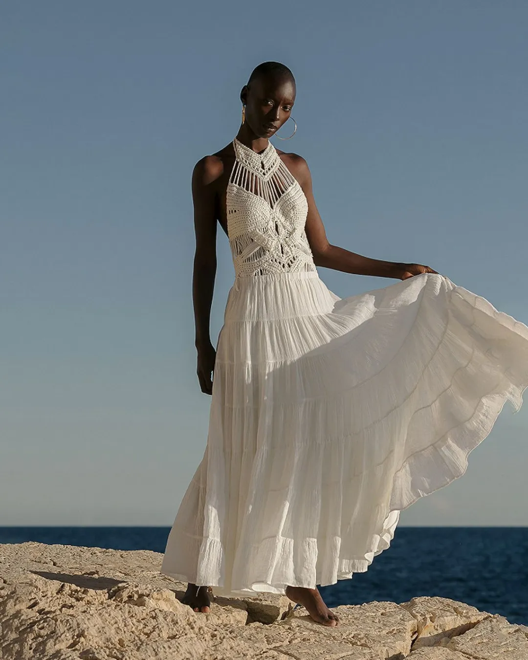 Robes & Jupes>Mes Demoiselles Paris Robe Mimi Blanc