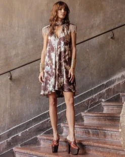 Robes & Jupes>Mes Demoiselles Paris Robe Moho Teinture A Nouer