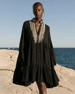 Robes & Jupes>Mes Demoiselles Paris Robe Noma Noir