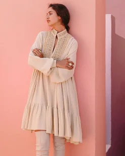 Robes & Jupes>Mes Demoiselles Paris Robe Noma Naturel