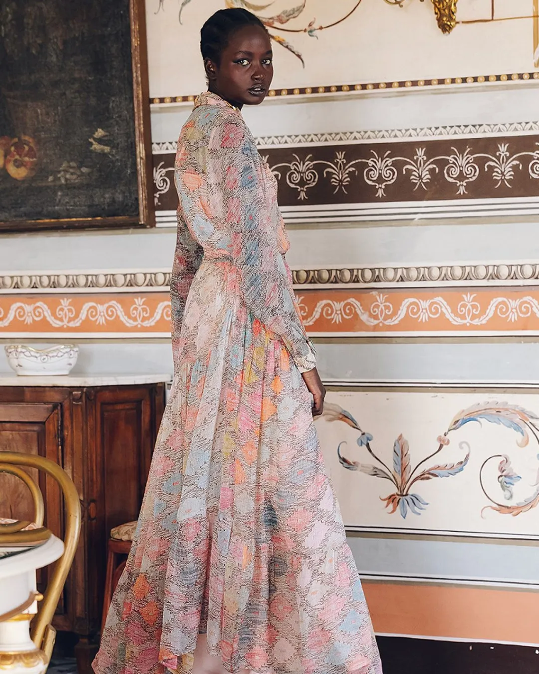 Robes & Jupes>Mes Demoiselles Paris Robe Odette Multicolore