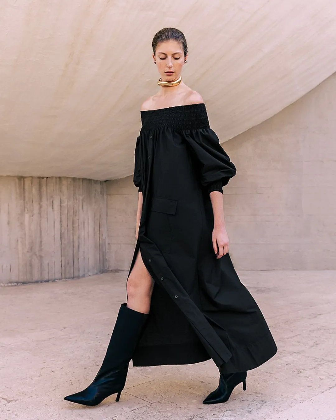 Robes & Jupes>Mes Demoiselles Paris Robe Parimar Noir