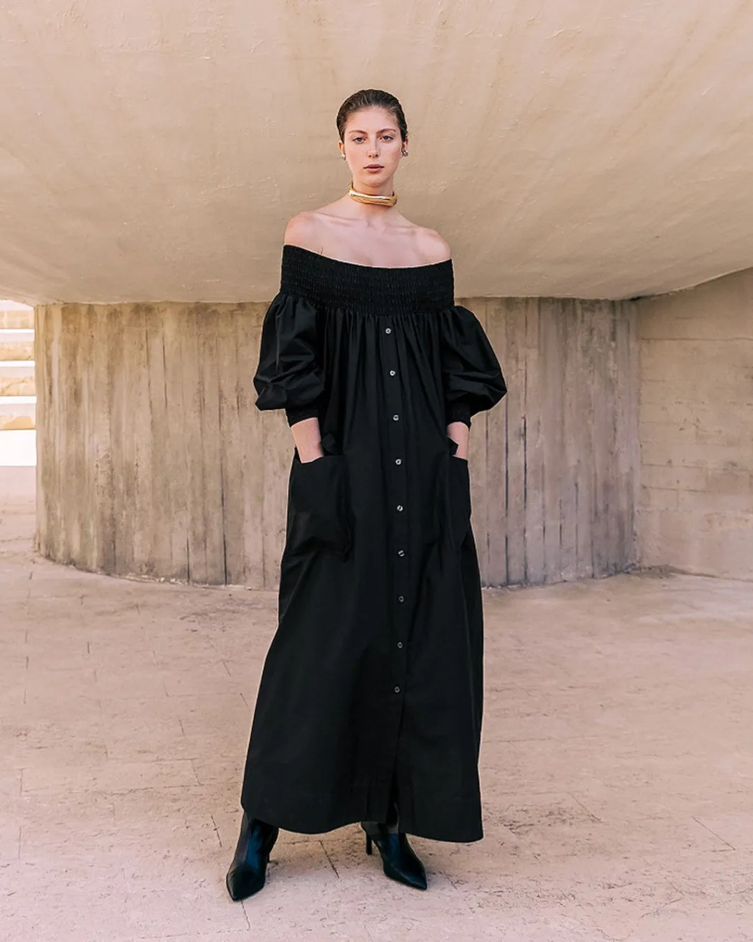 Robes & Jupes>Mes Demoiselles Paris Robe Parimar Noir