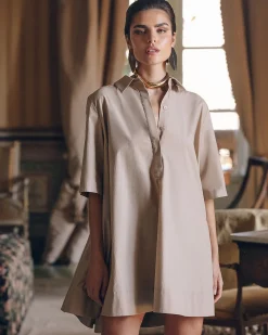 Robes & Jupes>Mes Demoiselles Paris Robe Perle Sable