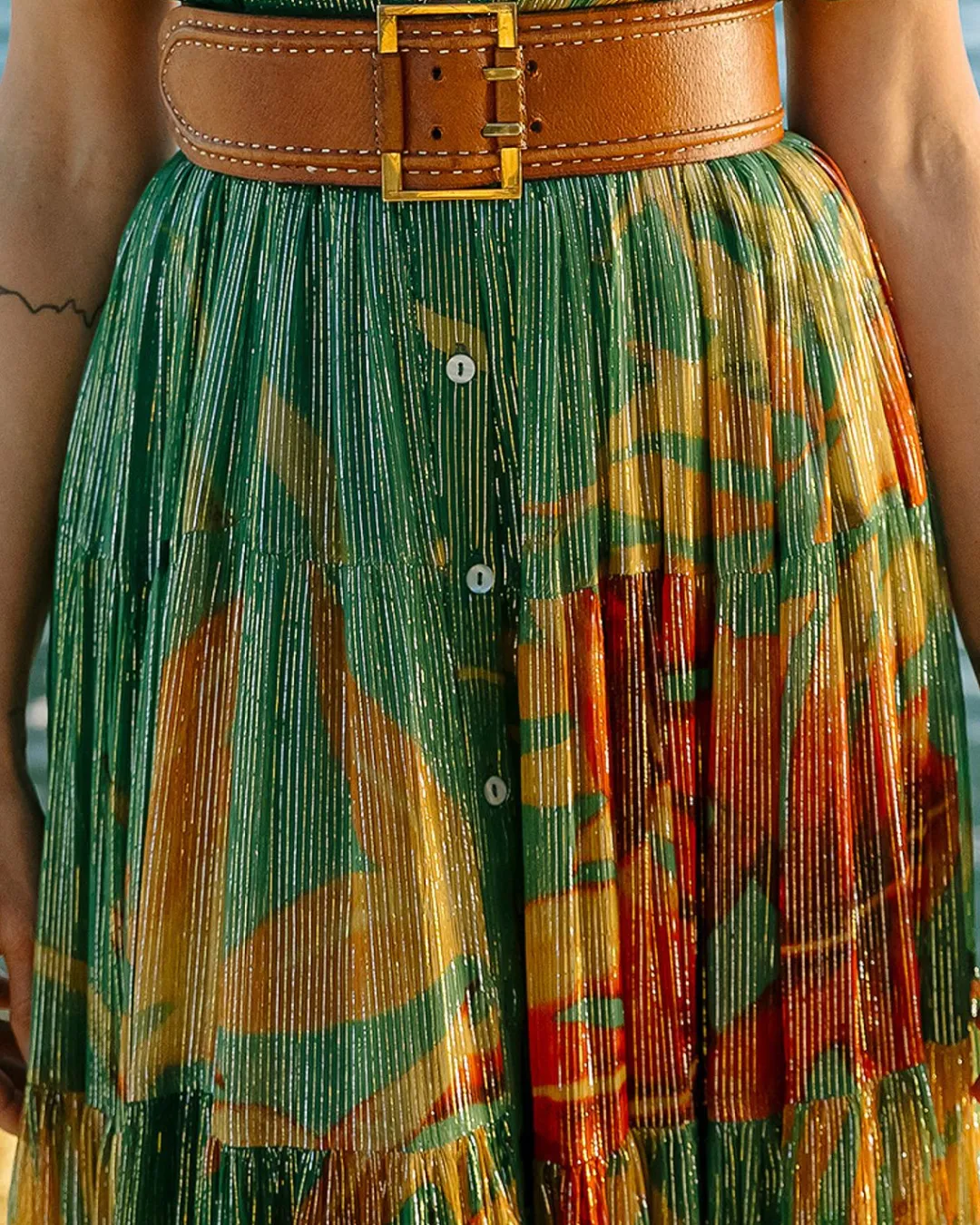 Robes & Jupes>Mes Demoiselles Paris Robe Prisca Imprime Palmier