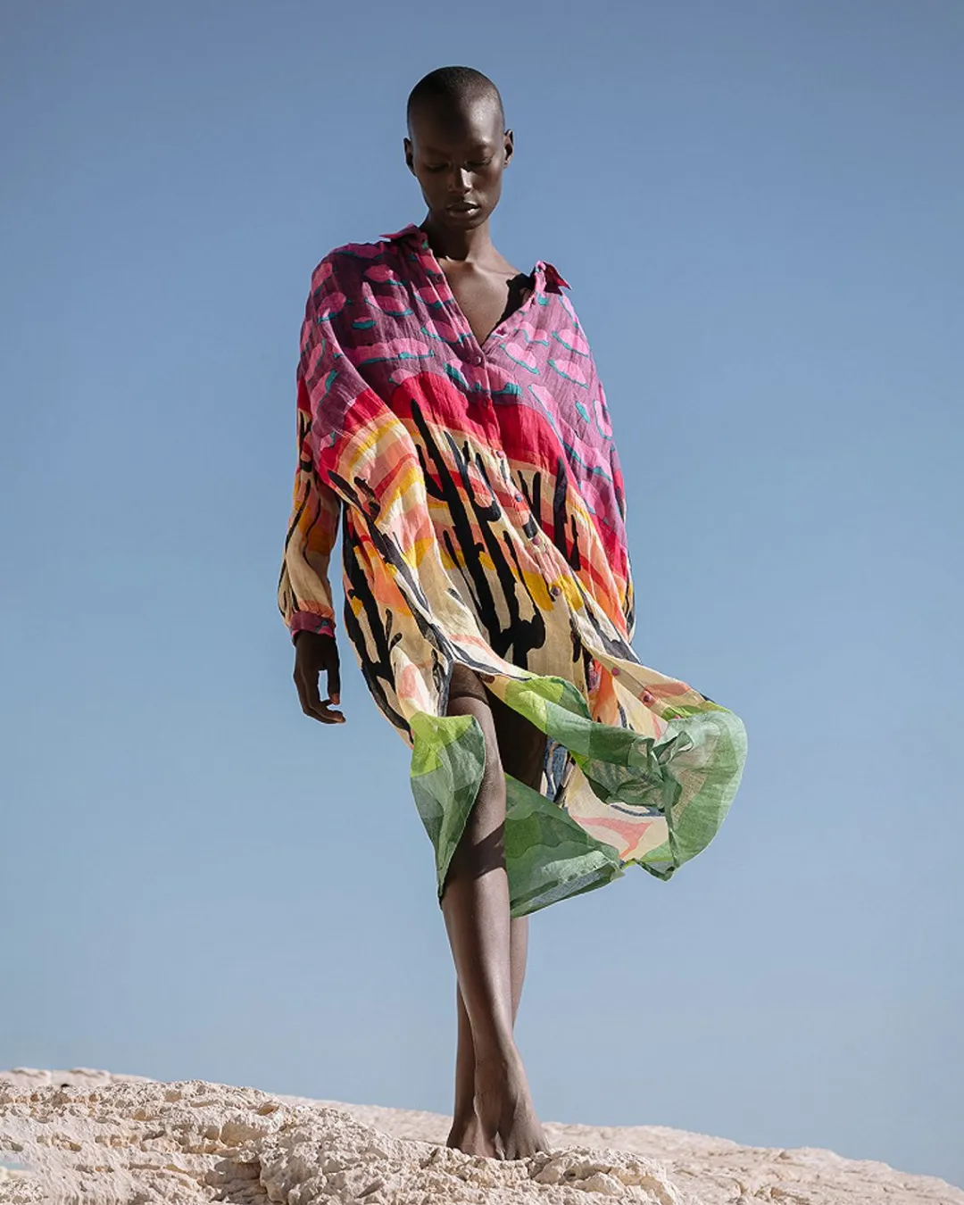 Robes & Jupes>Mes Demoiselles Paris Robe Semivole Multicolore
