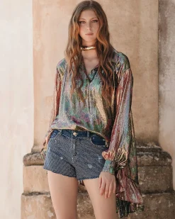 Pantalons>Mes Demoiselles Paris Short Jim Bleu