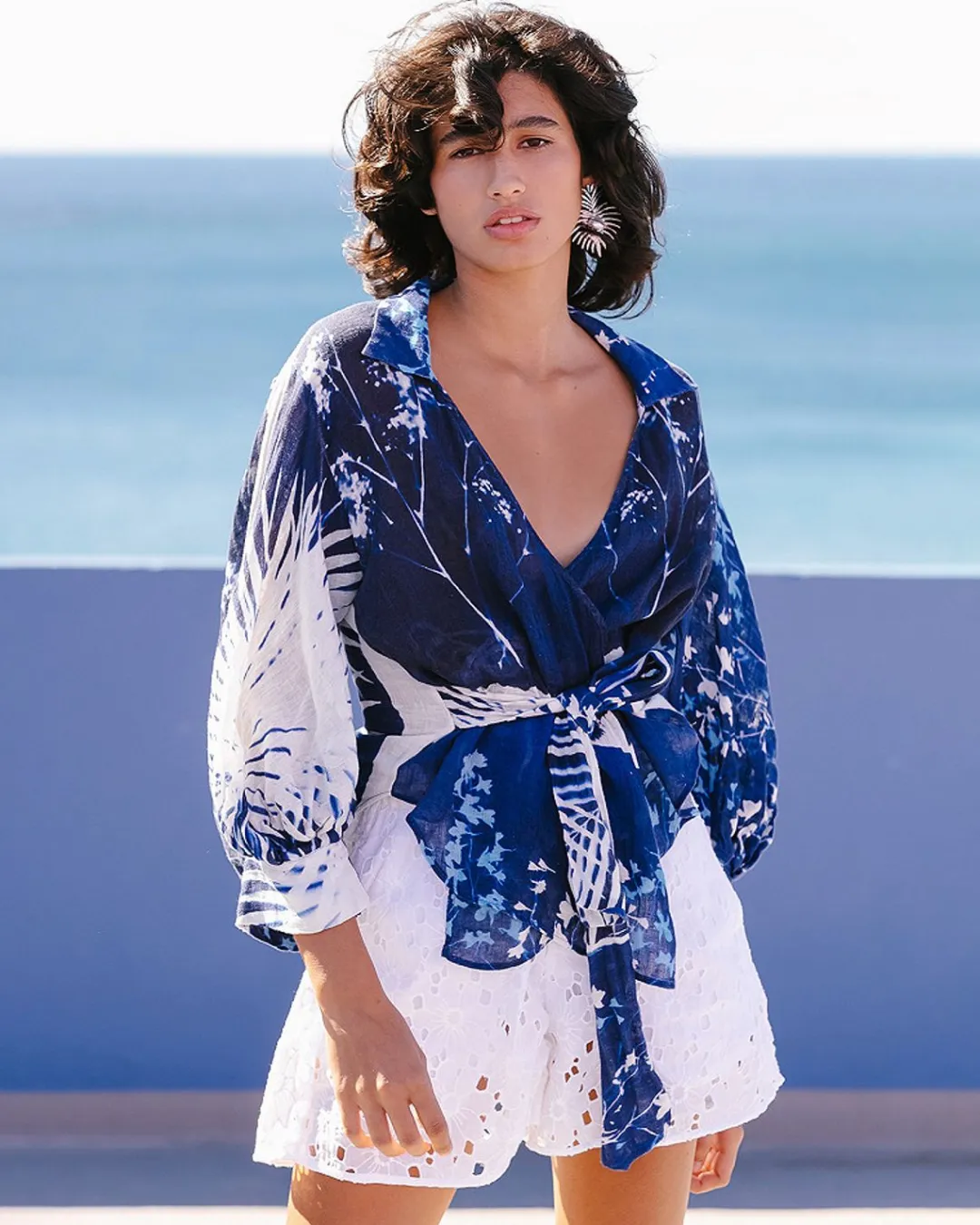 Pantalons>Mes Demoiselles Paris Short Lili Blanc