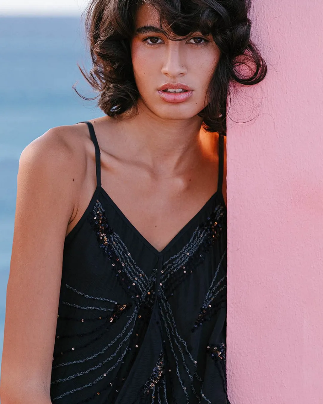 Chemises & Tops>Mes Demoiselles Paris Top Alba Noir