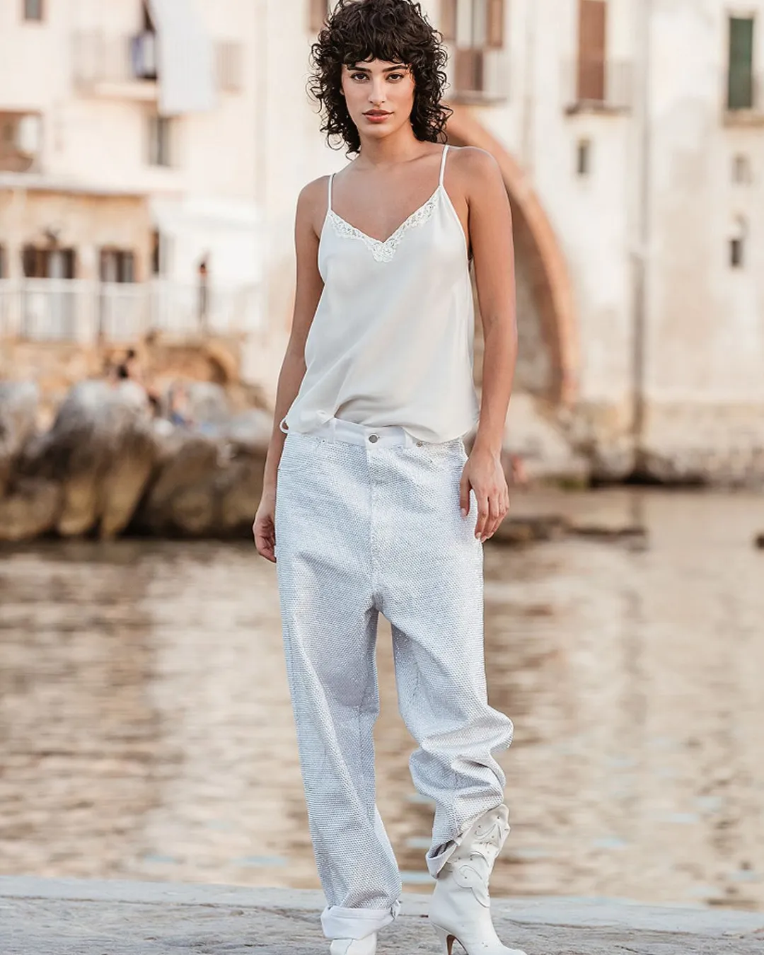Chemises & Tops>Mes Demoiselles Paris Top Gola Or