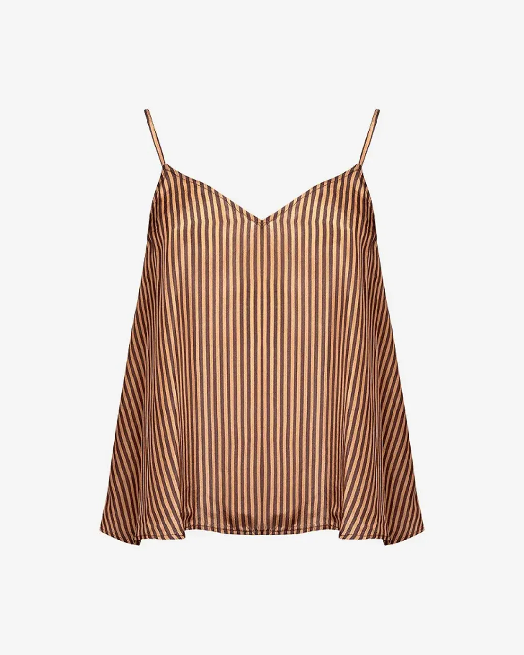 Chemises & Tops>Mes Demoiselles Paris Top Herry Terre / Chocolat