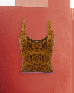 Chemises & Tops>Mes Demoiselles Paris Top Leonie Imprime Leopard