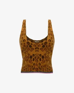 Chemises & Tops>Mes Demoiselles Paris Top Leonie Imprime Leopard