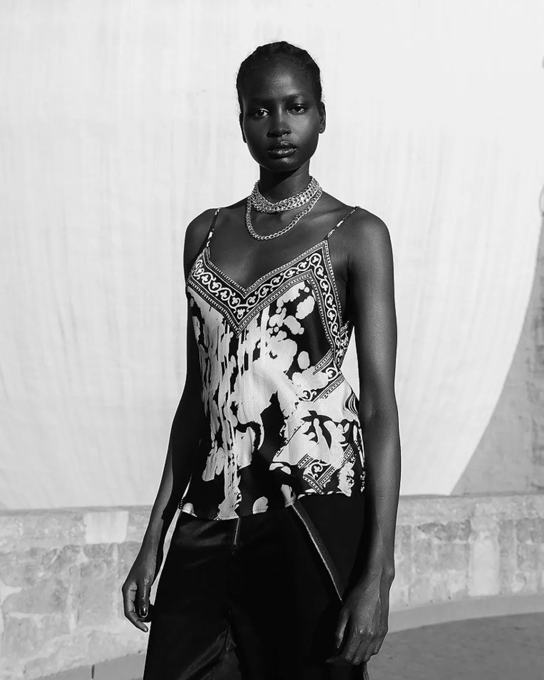 Chemises & Tops>Mes Demoiselles Paris Top Wonpy Noir / Blanc