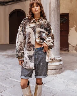Manteaux & Vestes>Mes Demoiselles Paris Veste Acorbu Kaki