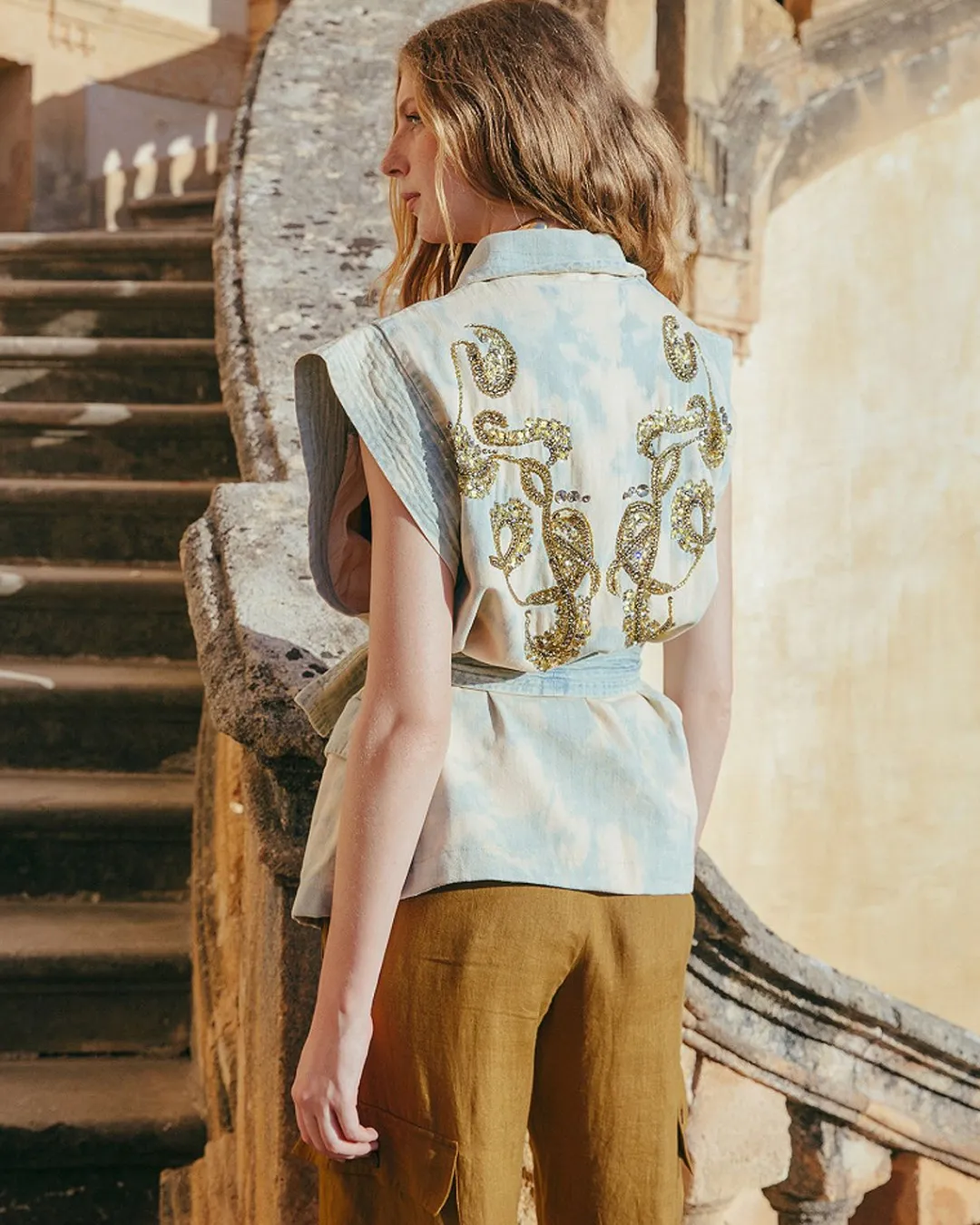 Manteaux & Vestes>Mes Demoiselles Paris Veste Ural Bleu